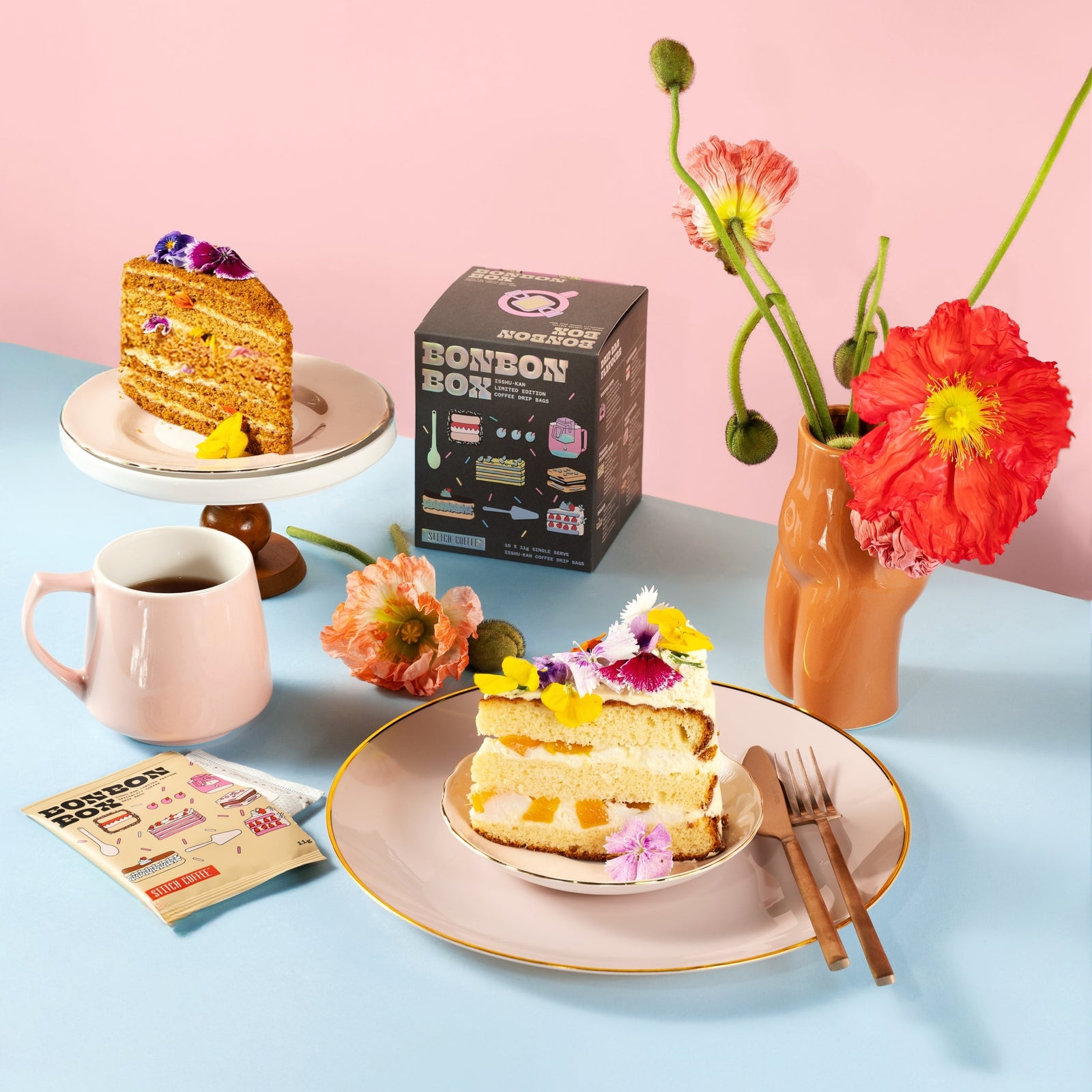 LET THEM DRINK CAKE! MEET THE BONBON BOX DRIP COFFEE BAGS