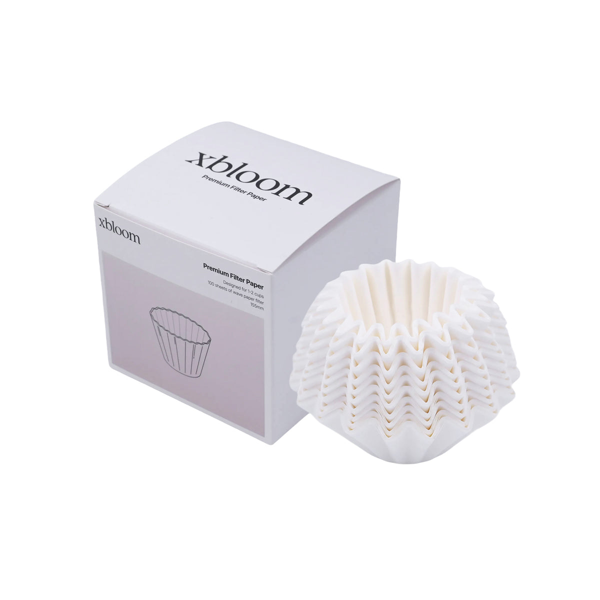 xBloom Premium Flat-Bottom Paper Filters (100 Pack)