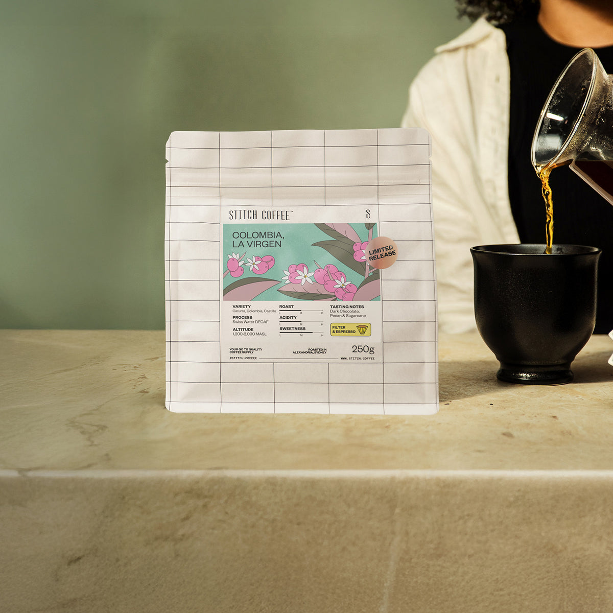 Colombia, La Virgen (Swiss Water Decaf)