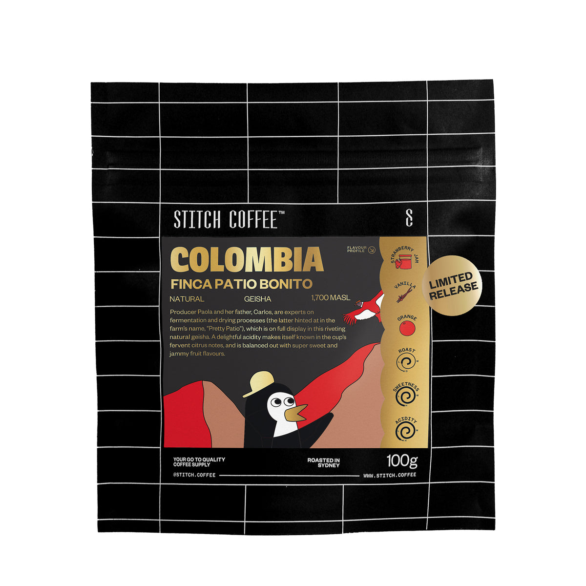 COLOMBIA, PATIO BONITO (GEISHA) - 100g