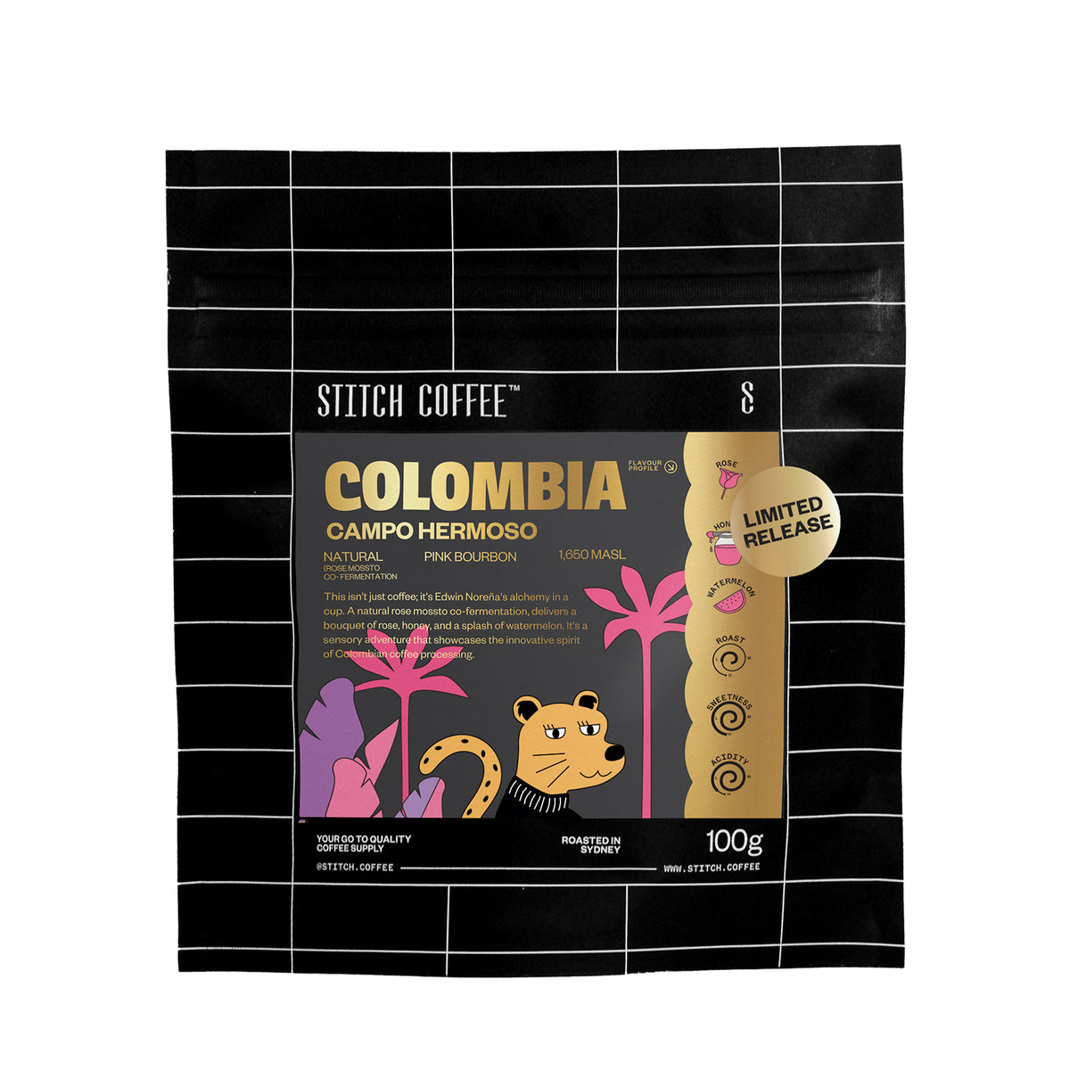 Colombia, Campo Hermoso  (Pink Bourbon) - 100g