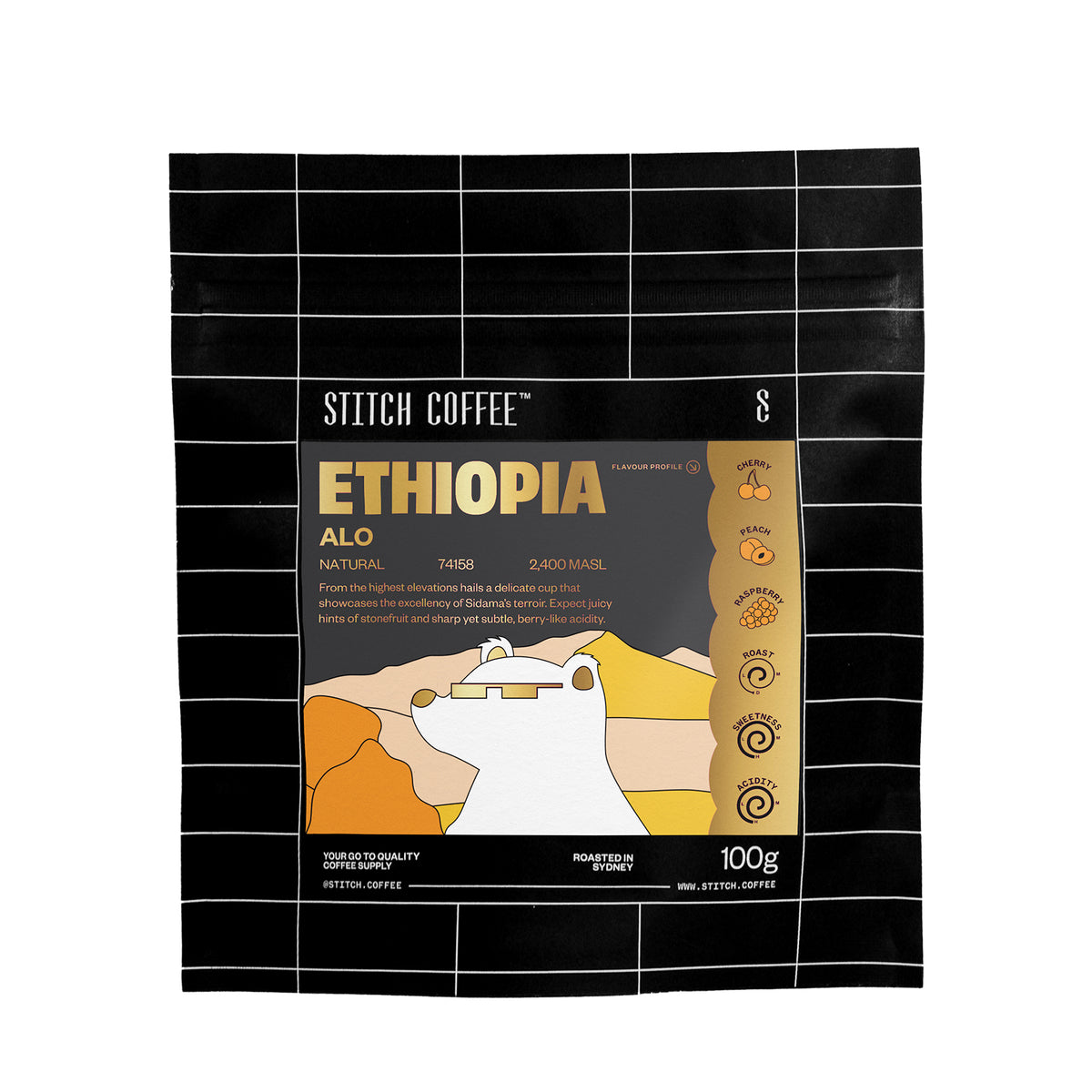 Ethiopia, Alo (Natural) - 100g