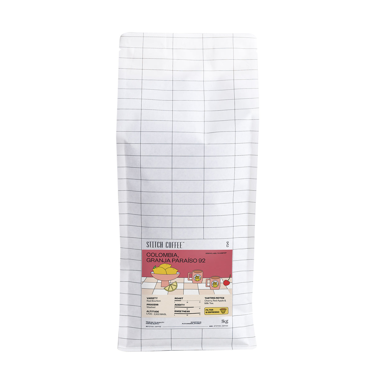 Colombia, Granja Paraíso 92 (Red Bourbon)