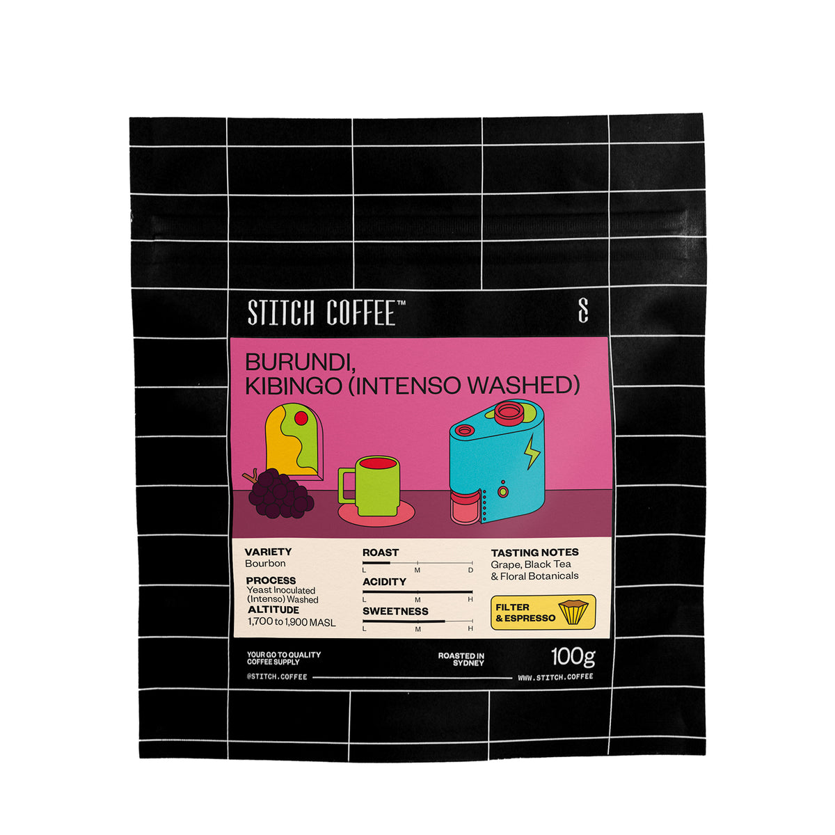 BURUNDI, KIBINGO (INTENSO WASHED)