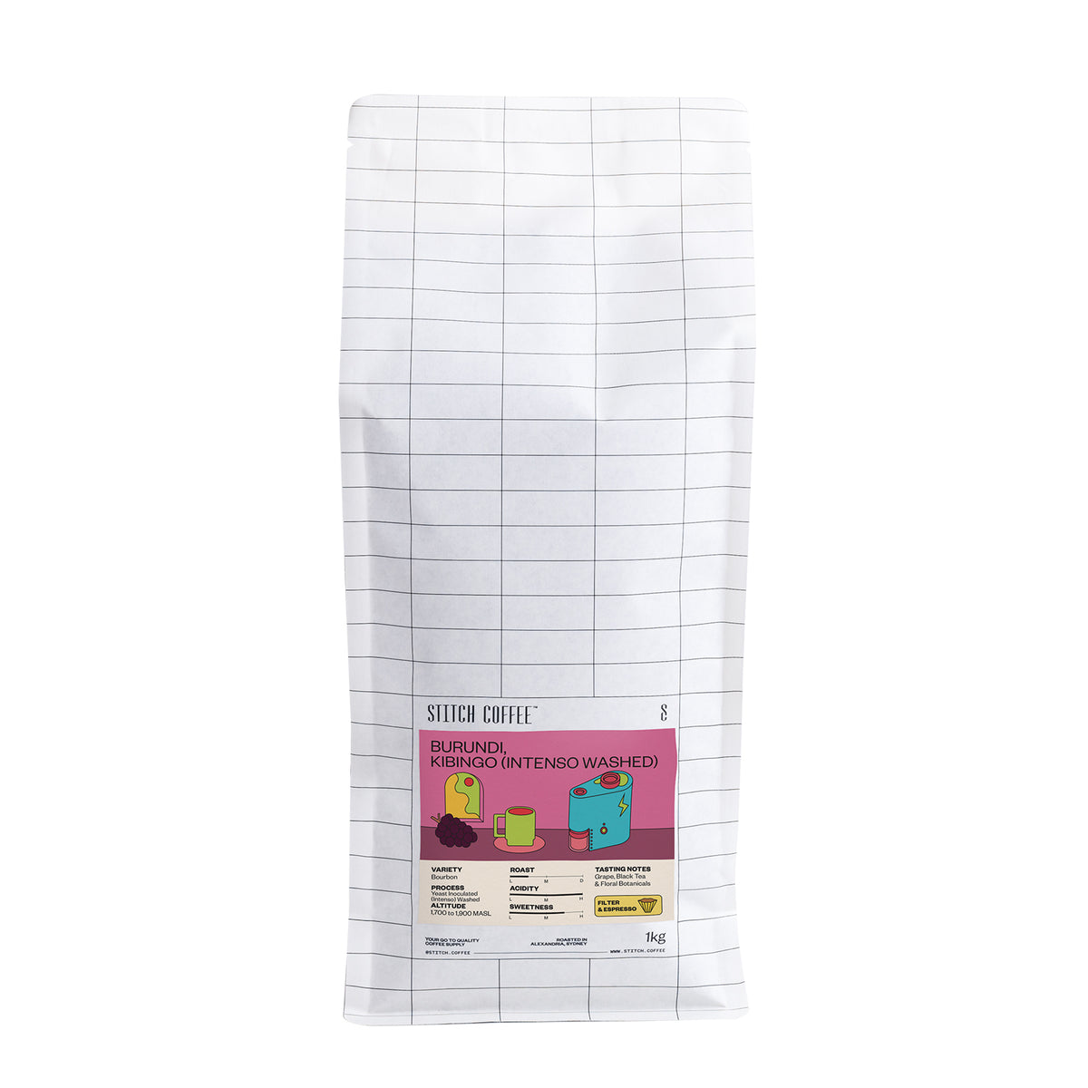 BURUNDI, KIBINGO (INTENSO WASHED)