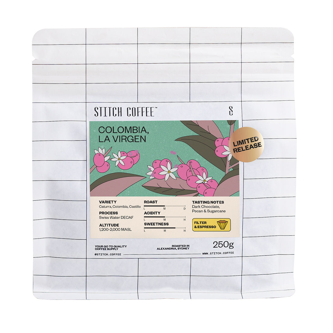 Colombia, La Virgen (Swiss Water Decaf)