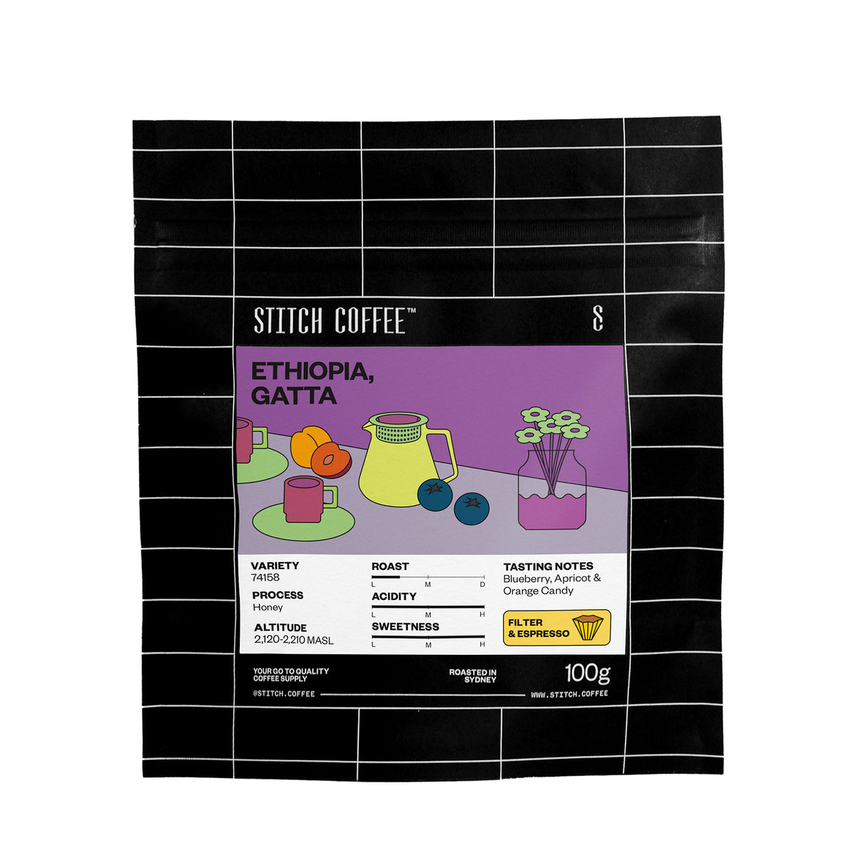 Ethiopia, Gatta 100g bag