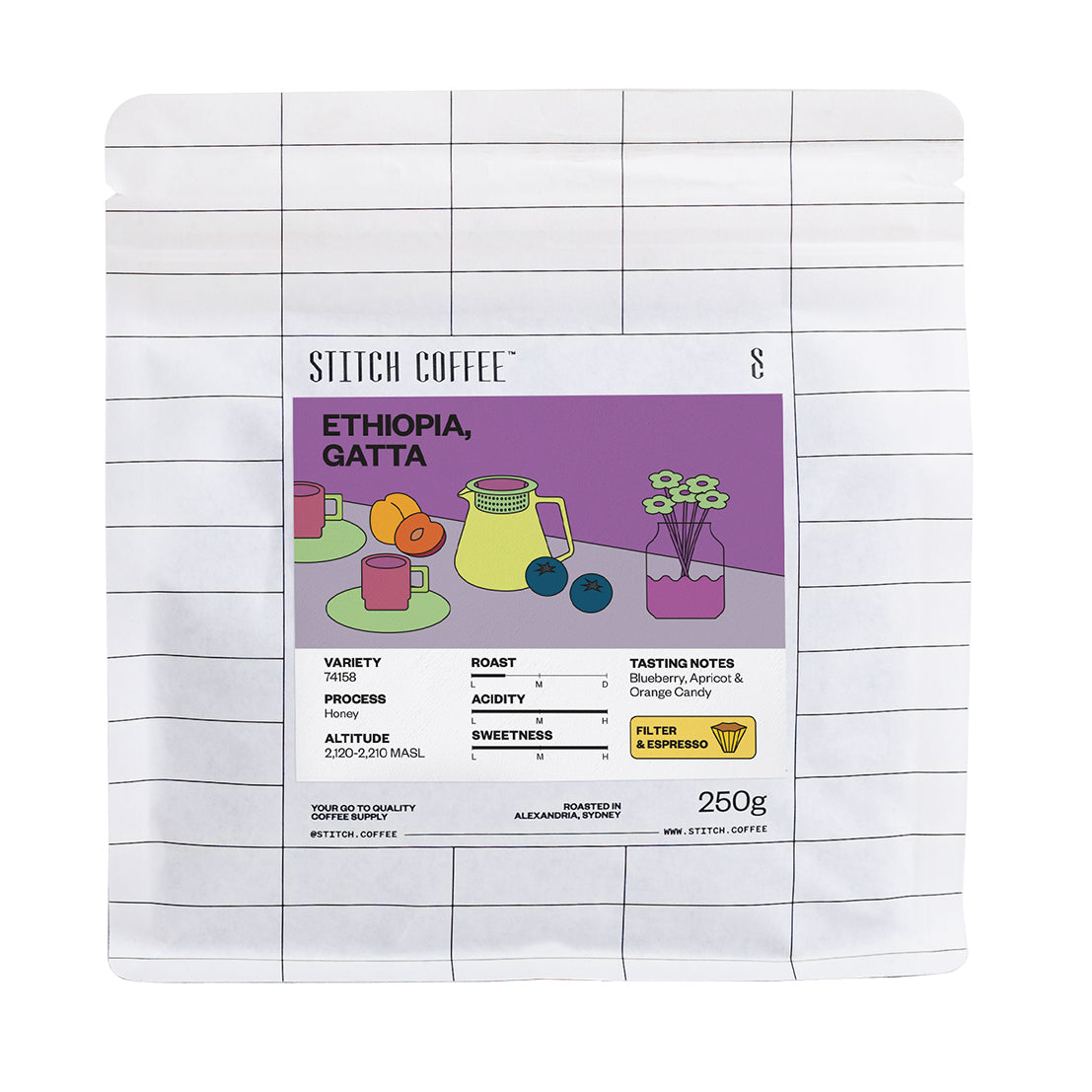 Ethiopia, Gatta 250g bag