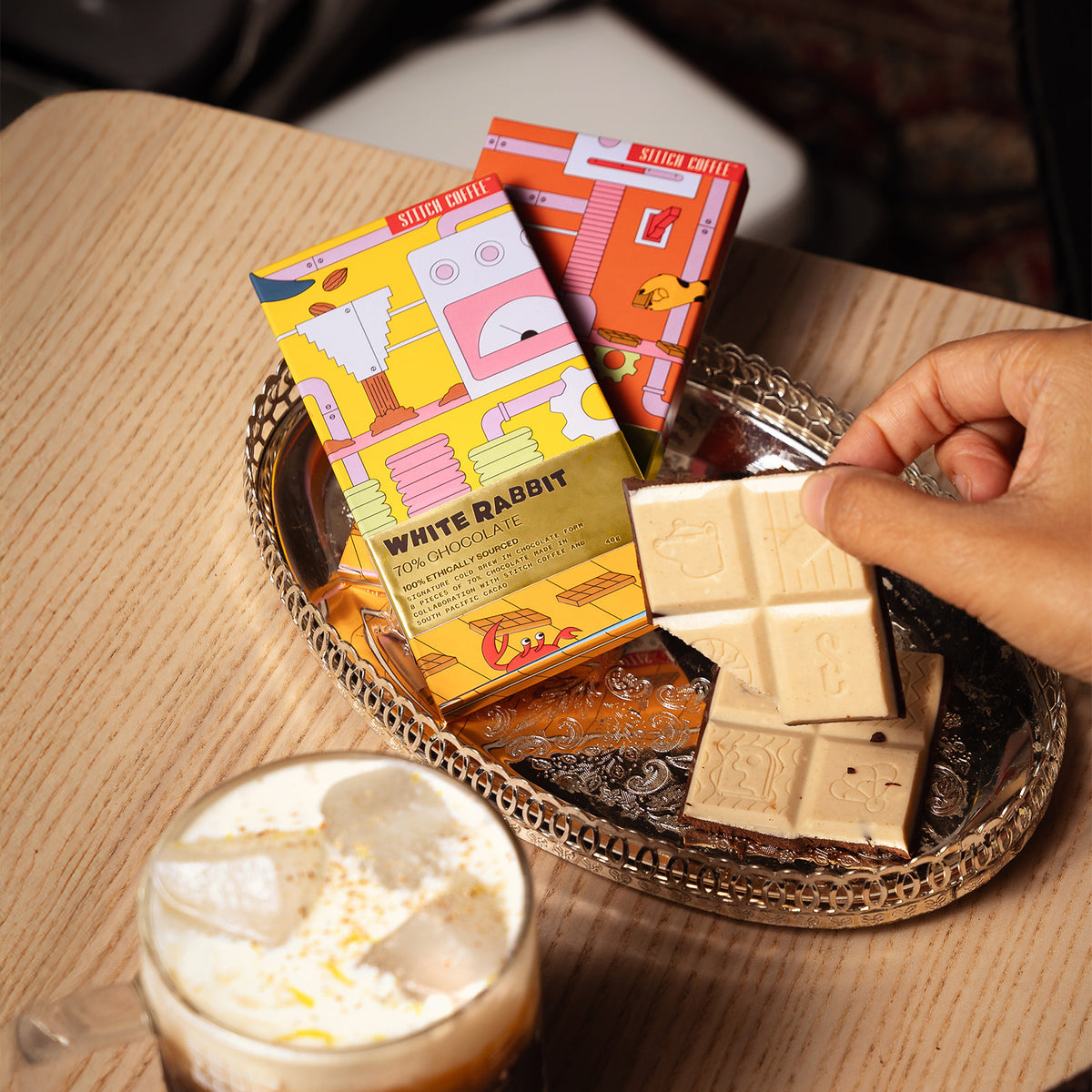 WHITE RABBIT 70% CHOCOLATE BAR